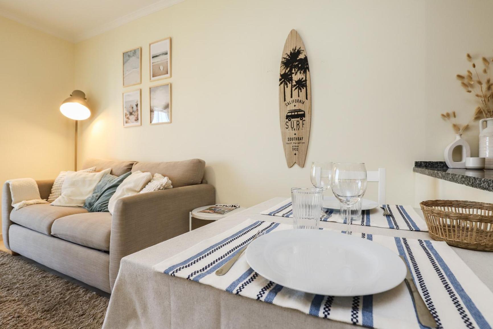 Charming Flat 10 Min Walk To Beach Leilighet Albufeira Eksteriør bilde